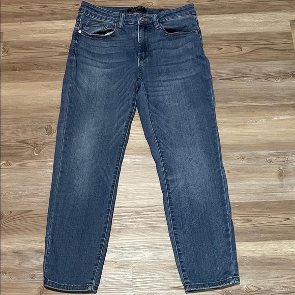 Judy Blue Relaxed Fit Straight Leg Jeans JB82103 JS Womens Size 30 Medium wash - Picture 2 of 13
